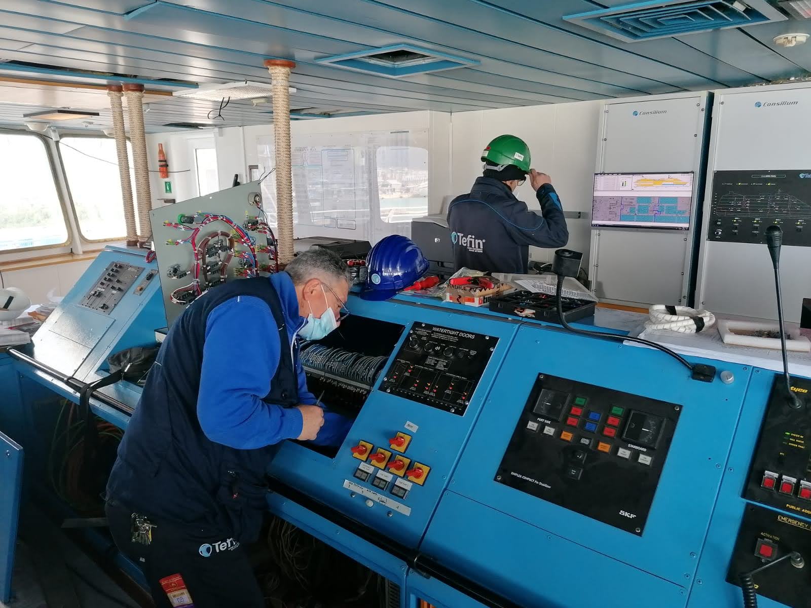 THE  COLLABORATION IN THE WINDSTAR CRUISES PROJECT-SHIP LENGTHENING- IN PALERMO, CONTINUES TO BE A GREAT CHALLENGE AND OPPORTUNITY!